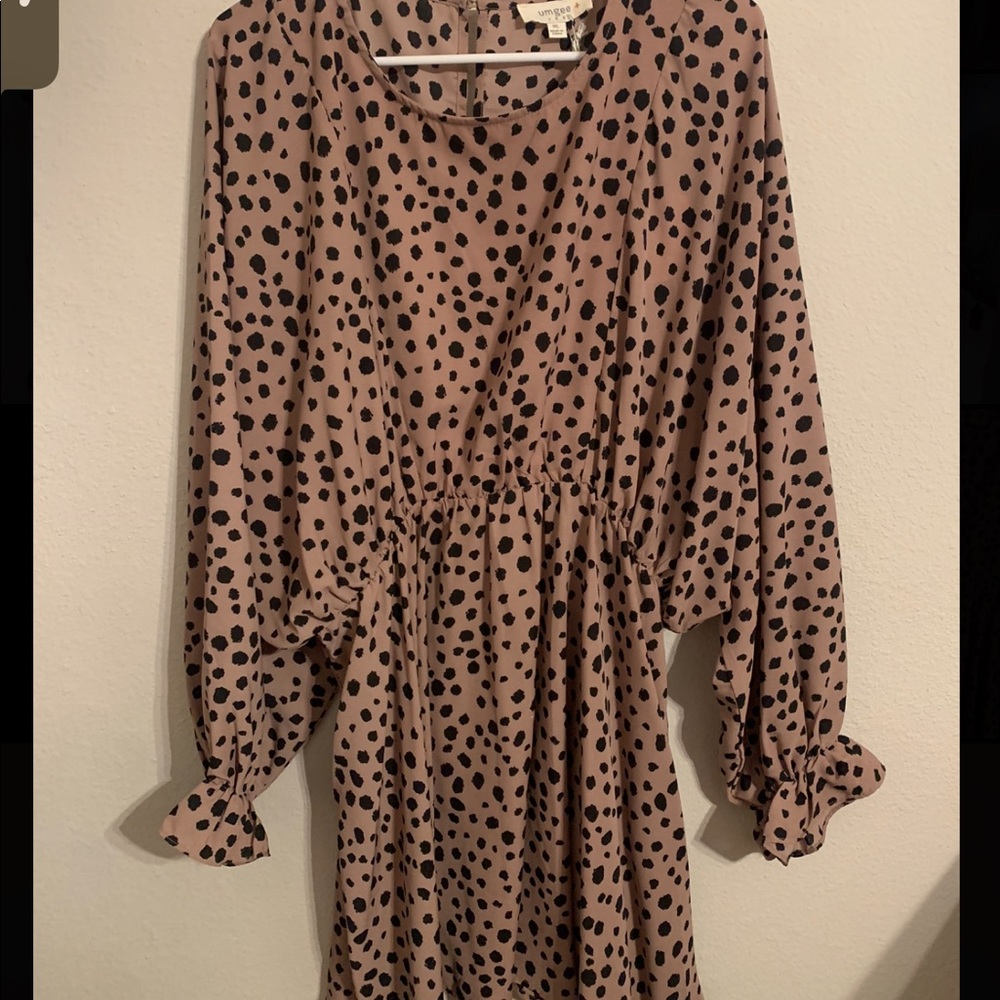 Dalmatian flowy dress